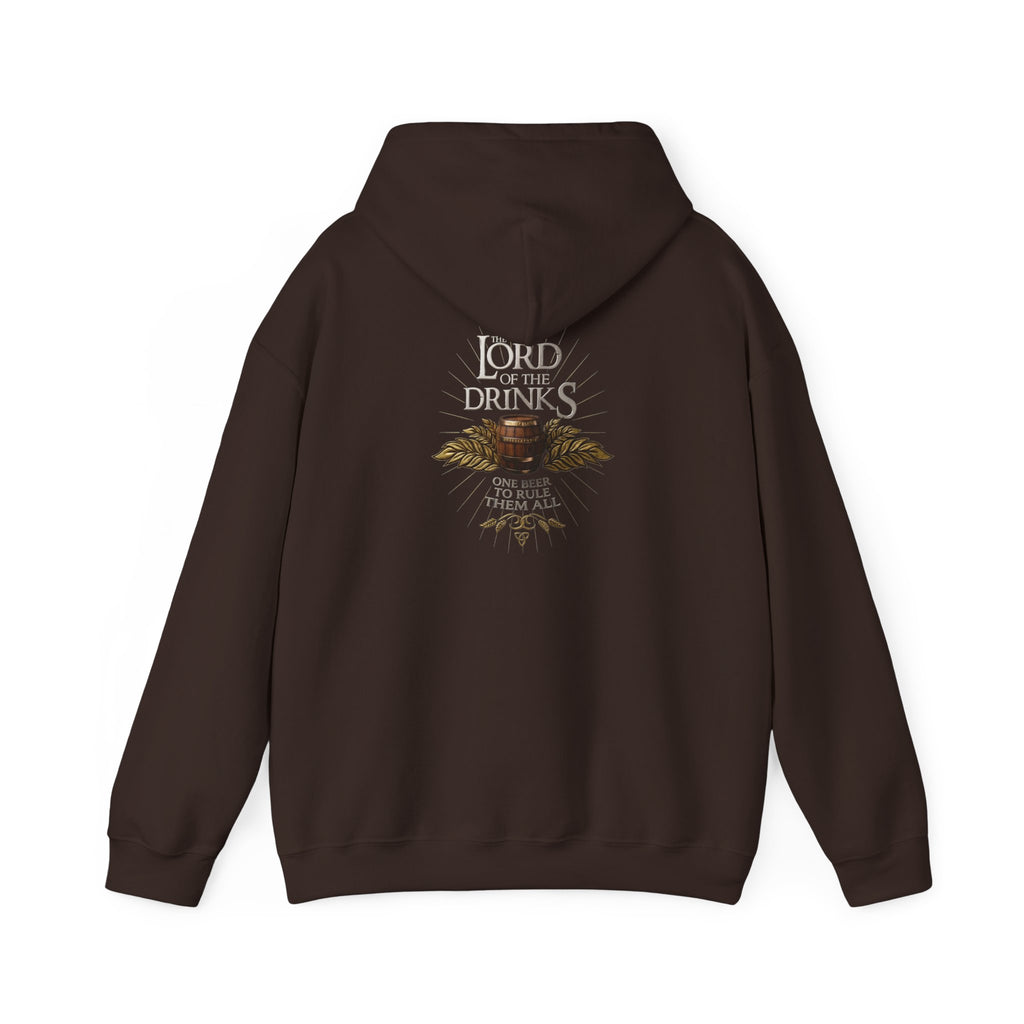Hoodie - "Lord of Drinks" Beer & Brew Graphic Hoodie