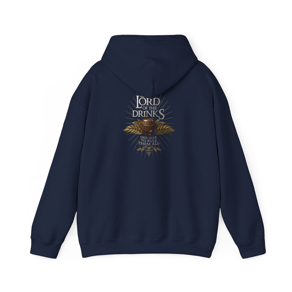 Hoodie - "Lord of Drinks" Beer & Brew Graphic Hoodie
