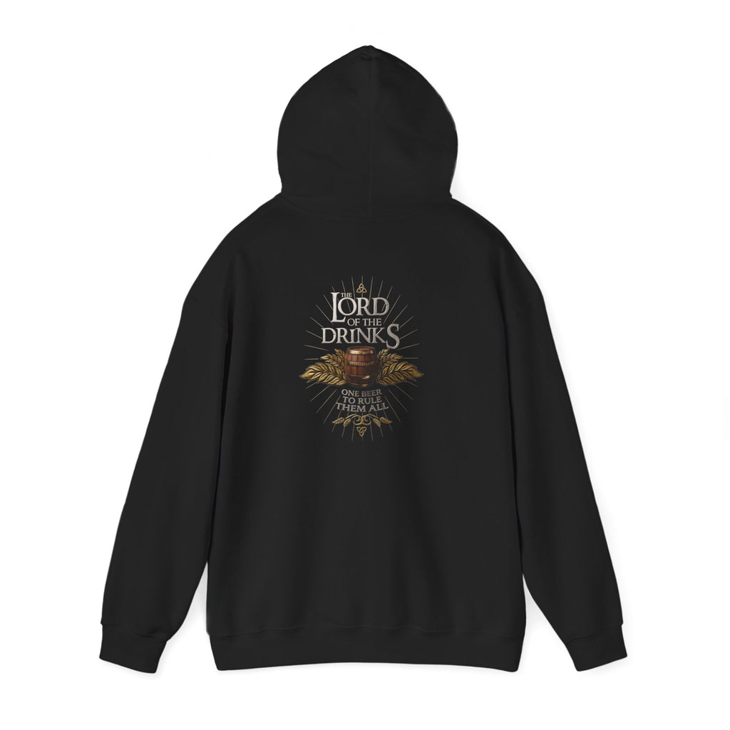Hoodie - "Lord of Drinks" Beer & Brew Graphic Hoodie