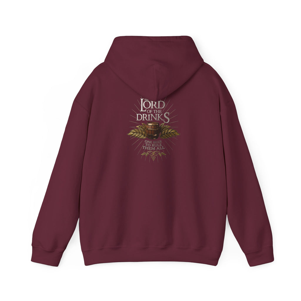 Hoodie - "Lord of Drinks" Beer & Brew Graphic Hoodie