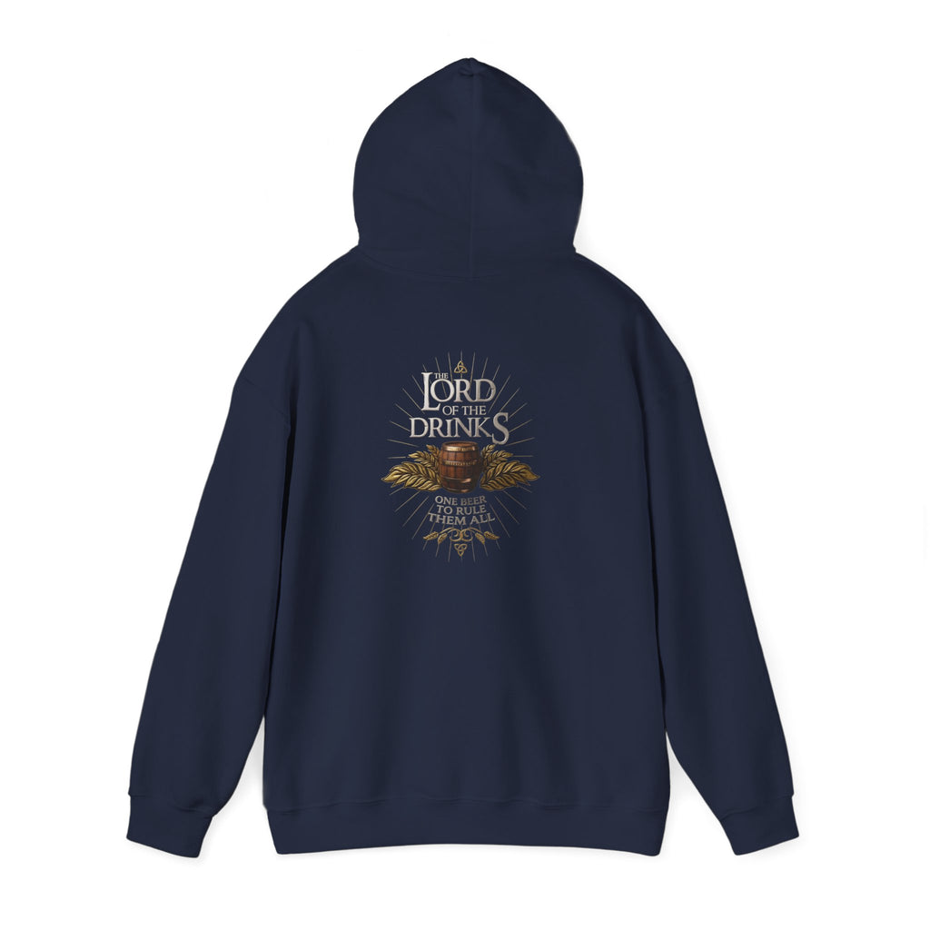 Hoodie - "Lord of Drinks" Beer & Brew Graphic Hoodie