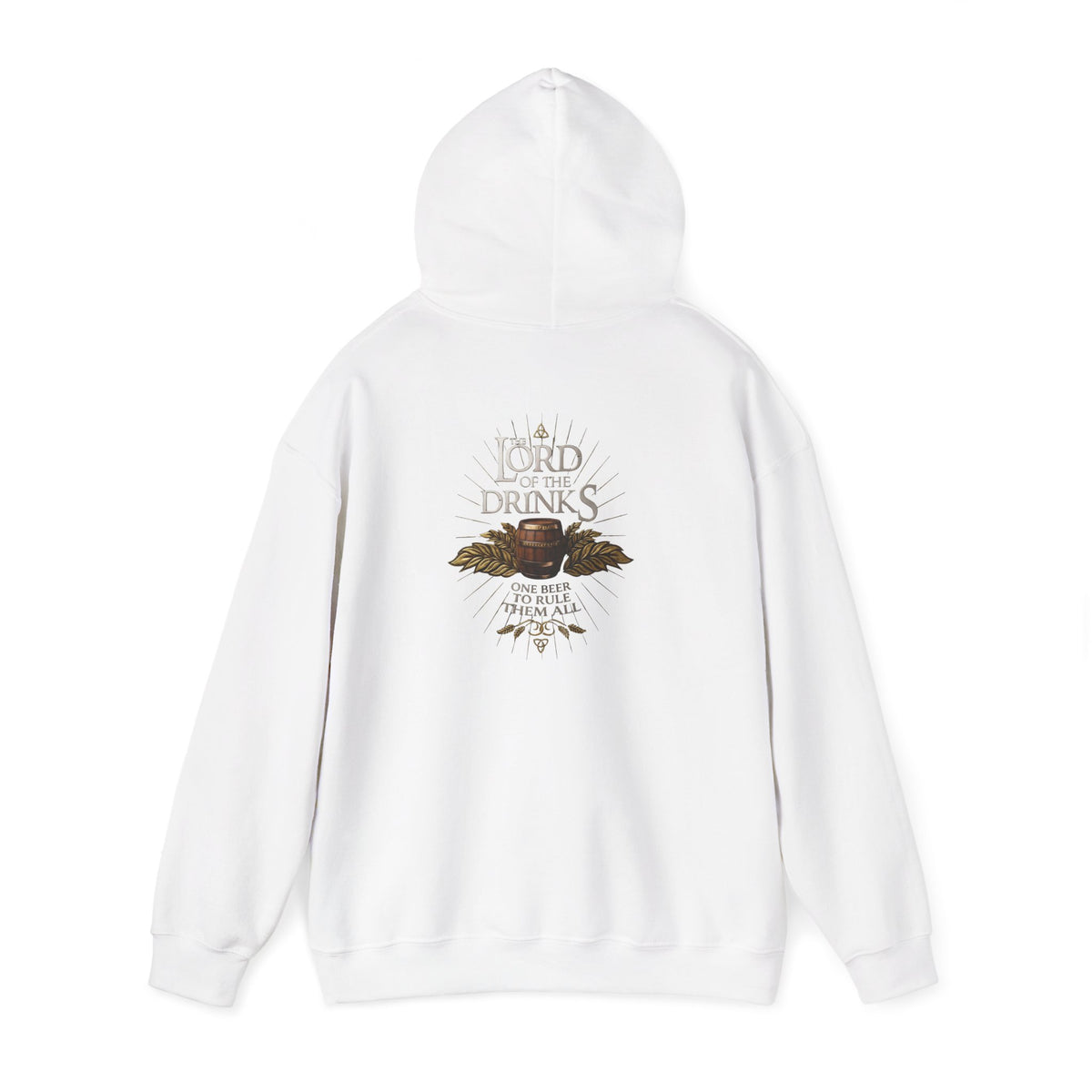 Hoodie - "Lord of Drinks" Beer & Brew Graphic Hoodie
