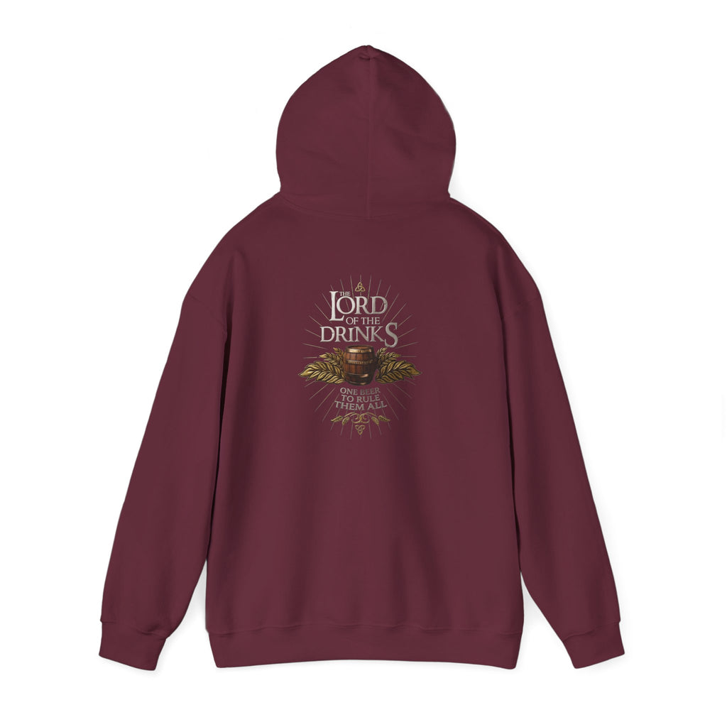 Hoodie - "Lord of Drinks" Beer & Brew Graphic Hoodie